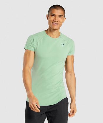 T Shirts Gymshark Bold Hombre Verde | CO 3340KOR